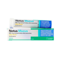 Notus mucus 600 mg 20 comprimidos efervescentes sabor limon